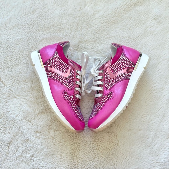 Girls sneakers with Swarovski crystals size 12 NWT!!! - Picture 1 of 5